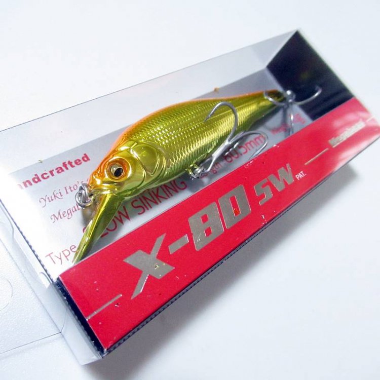 Megabass X-80 SW(SP-C) #UV FULL  ORANGE  GOLD