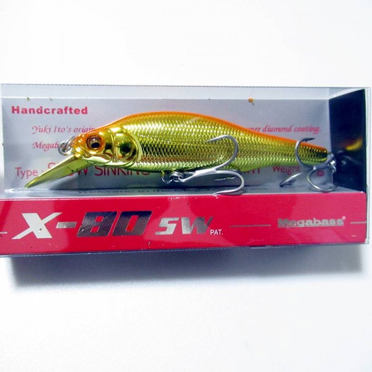 Megabass X-80 SW(SP-C) #UV FULL ORANGE GOLD - バスプロショップ　ナイル