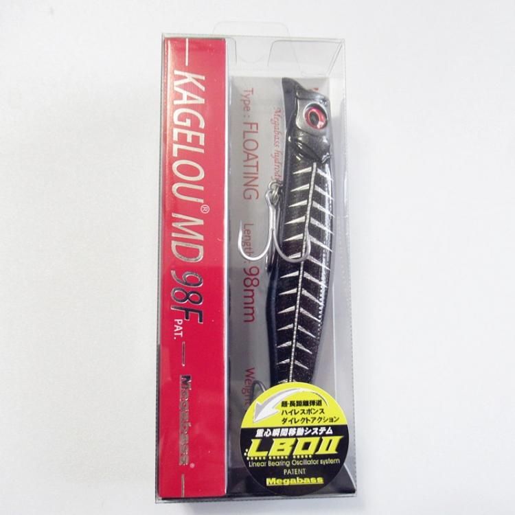 Megabass KAGELOU MD 98F / ᥬХ MD98F SP顼  #BLACK BONE