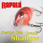 Rapala/ラパラ　Scatter Rat/スキャッターラップ　クランクシャロー５ｃｍ　SSCRC05
