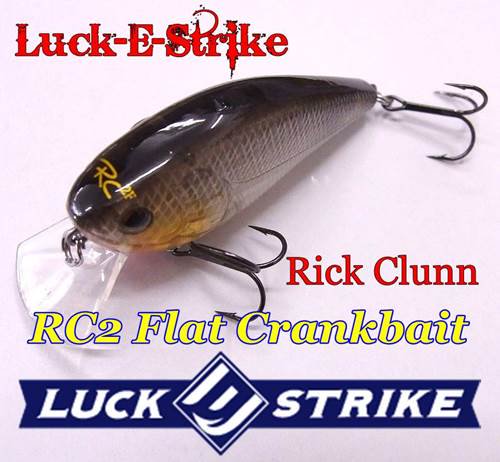Luck-E-Strike Rick Clunn RC2 Flat Crankbait / ラッキーストライク リッククラン フラットサイド  クランクベイト - バスプロショップ ナイル
