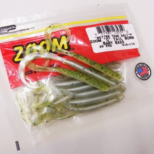 Zoom Finesse Worm - Baby Bass