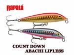 25%OFF!! Rapala / ラパラ CDAL7 カウントダウンアバシリップレス 7cm