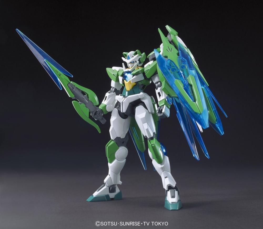 Amazon | HGBF ガンダムビルドファイターズトライ ガンダムダブルオーシアクアンタ 1/144スケール 色分け済みプラモデル | プラモデル  通販