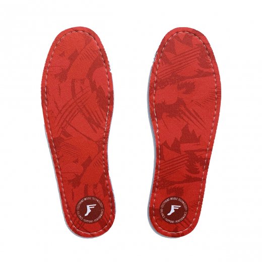 【FP INSOLES】フットプリントインソール KINGFORM FLAT INSOLE RED CAMO 5mm