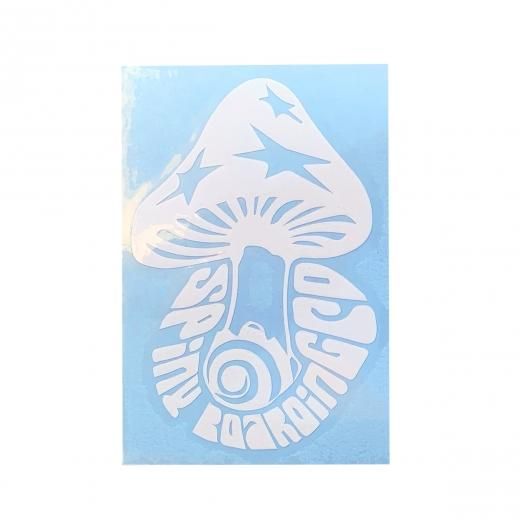 Spiny スパイニーオリジナル Kinoko ダイカットステッカー C White Spiny スパイニーオリジナル Kinoko ダイカットステッカー C White
