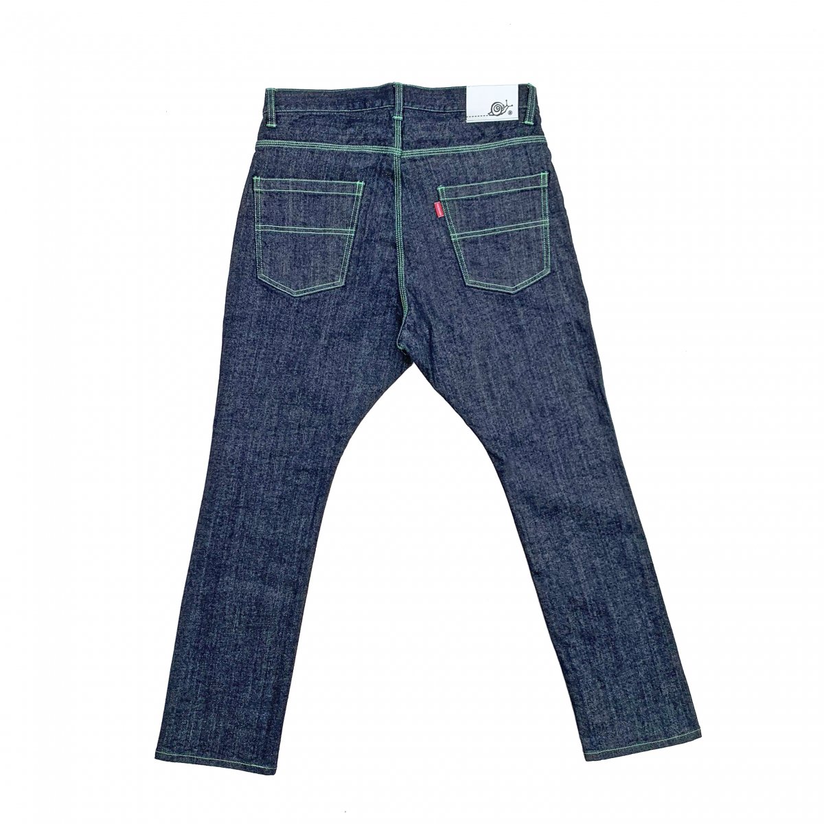 【66 DENIM VINTAGE】ロクロク 66 SARROUEL STRETCH DENIM c: Indigo / Neon Green  SPINY別注［送料無料］| MAD BUNNYでおなじみUGクルーが愛用するパンツ - SPINY スパイニー 公式サイト　オンラインストア