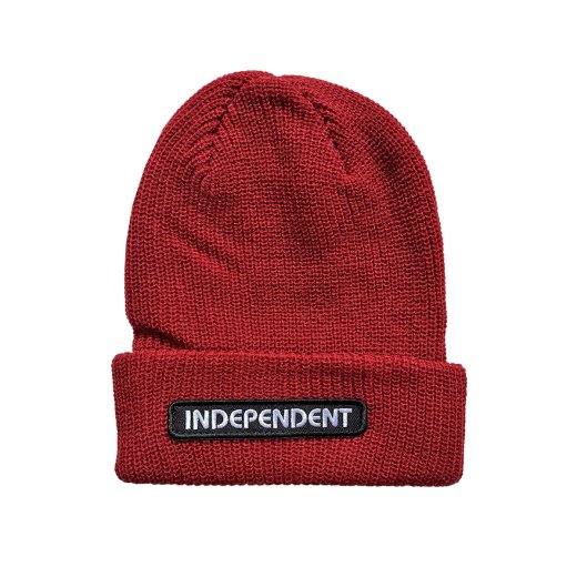 INDEPENDENT TRUCKS】インディペンデント B/C GROUNDWORK BEANIE c: Red