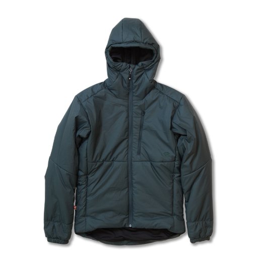 P.RHYTHM】プリズム 23-24 INSULATION HOOD ZIP JACKET. c: J.Green