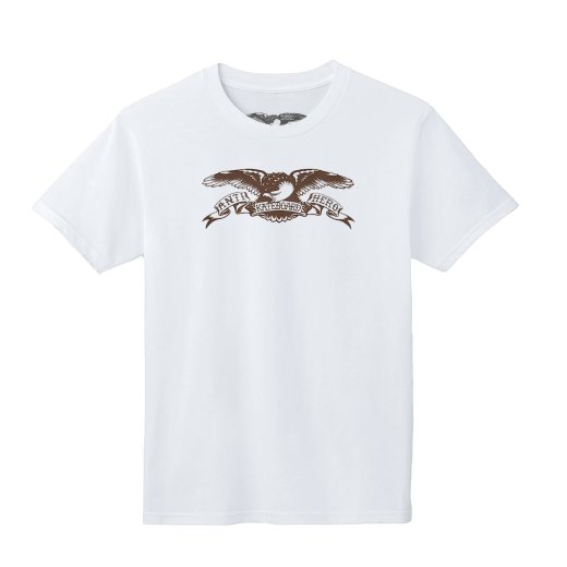 ANTIHERO】アンタイヒーロー BASIC EAGLE S/S TEE c: White