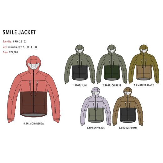 予約商品【P.RHYTHM】プリズム 24-25 SMILE JACKET［送料無料］