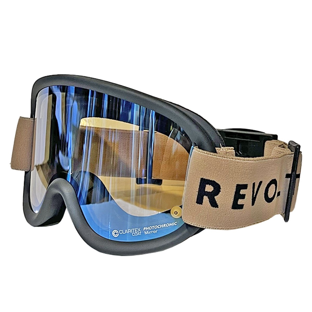 【REVOLT】24-25 SUPER LIGHT FRAME c: Matt Black / Lens: Blue Mirror / Clear  PHO［送料無料］