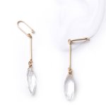 Nature Crystal Seed Ear Cuff