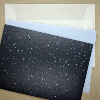 空の封筒【星】3枚セット（knoten）