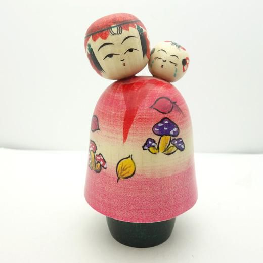 子守こけし コケーシカ別注 子守こけし（外鳴子系 / 菅原修工人） | kokeshka