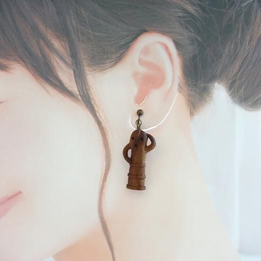 齊藤美知代』埴輪＆古墳のイヤリング - 金沢の雑貨屋 『Lykkelig