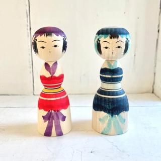 伝統こけし 弥治郎系 新山真由美 作品（18.2cm） う