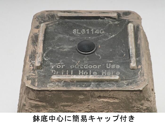 軽量 合成樹脂製ポット 角型 スクエア 33cm 23リットル ダークグレー 軽量 合成樹脂製ポット 角型 スクエア 33cm 23リットル ダークグレー