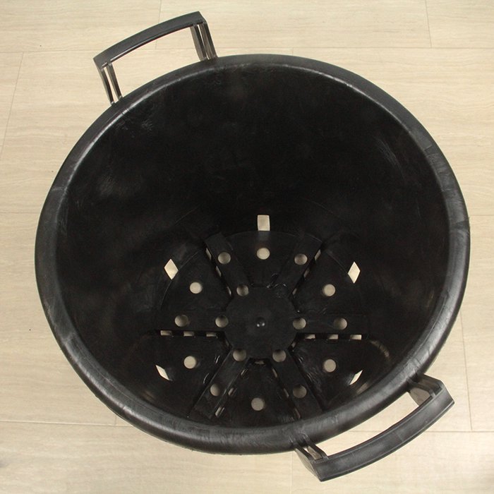 ナーセリーポット 40cm ブラック 30リットル 植木鉢 おしゃれ 軽量 黒