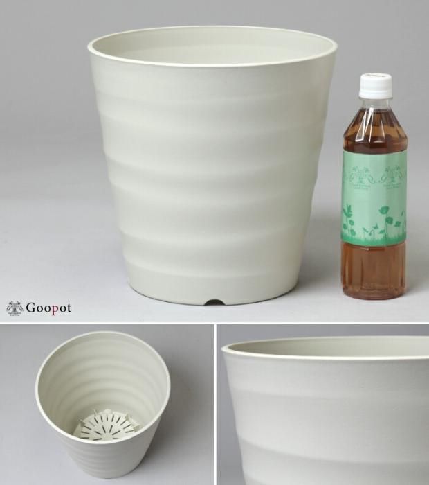 おしゃれ 植木鉢 土・肥料のセット フレグラーポット 24cm 8号と