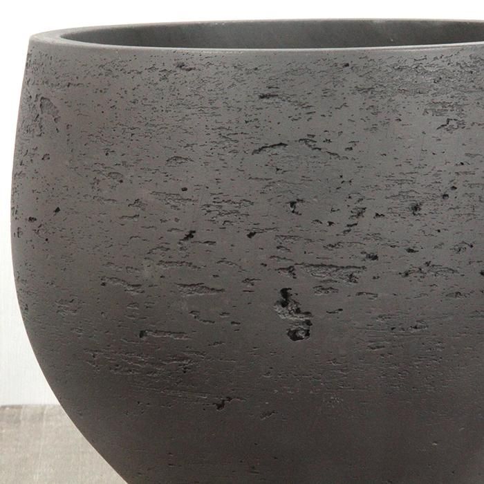 数量は多い カッセル オーブ 25cm 6.5リットル ダークグレー セメントの 鉢・プランター用品