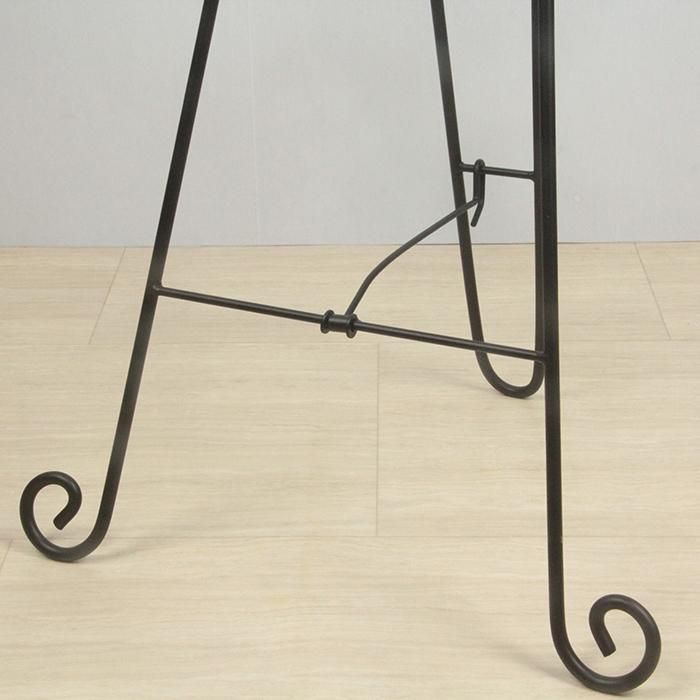 イーゼル　アイアン イーゼル アイアン ハイスタンド 90cm 黒 リース ハンギング