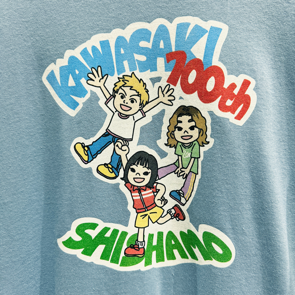 祝!!! 川崎市市制100周年記念!!! KAWASAKI×SHISHAMO コラボT 祝!!! 川崎市市制100周年記念!!! KAWASAKI×SHISHAMO コラボT