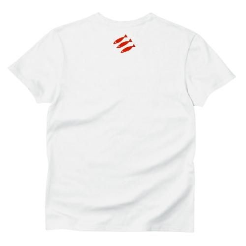 SHISHAMOロゴTシャツ(白×赤) - FAITH MUSIC STORE