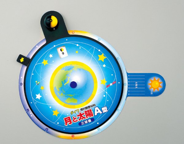 小学校で使われている月と太陽A型（三球儀）の販売。教材出版学林舎