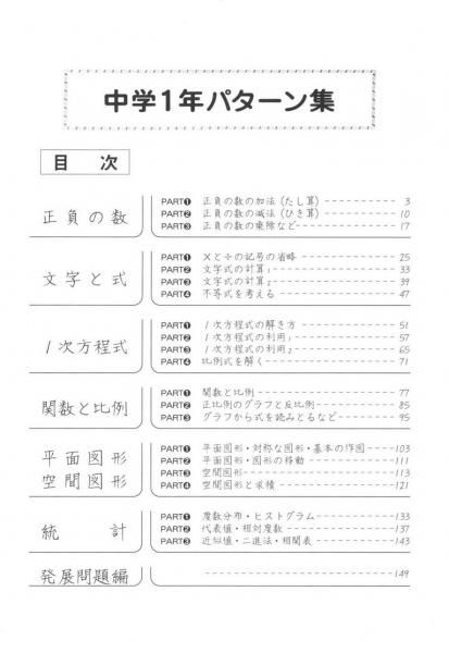 数学パターン集の販売 教材出版 学林舎