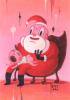 Gary Baseman Holiday Cards : He Knows When You've Been Naughty(Set Of 10))