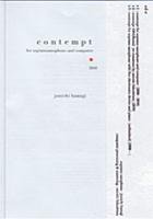 junichi hamaji: contempt for soprano saxophone and computer [CDR]