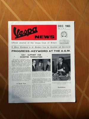 Vespa News - Dec 1965