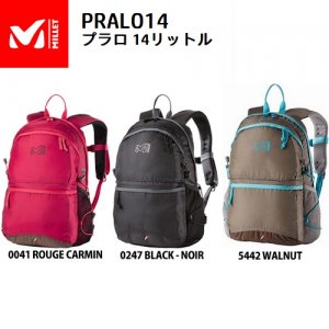 ミレーリュックPRALO14/14リットル/MILLET/MIS0469