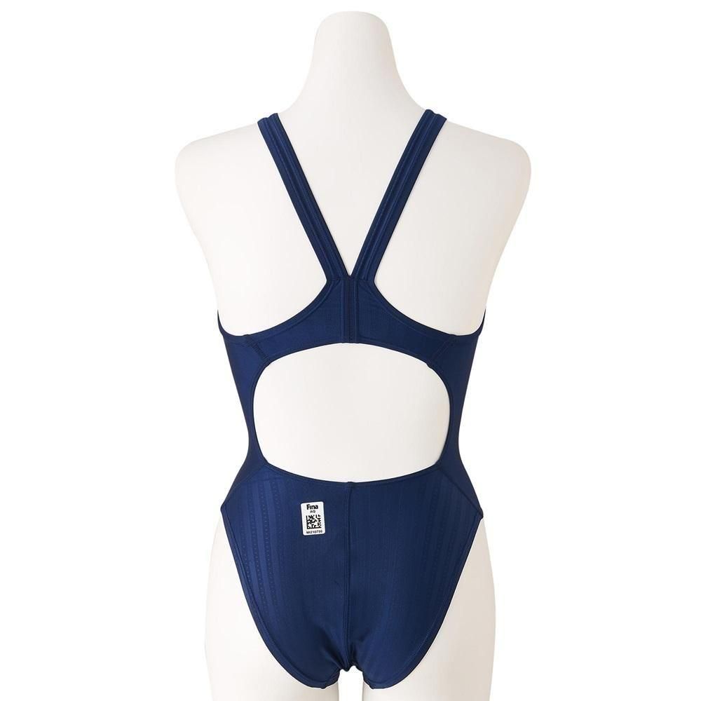 N2MA0222ミズノ競泳水着ハイカット[レディース]レースオープンバック