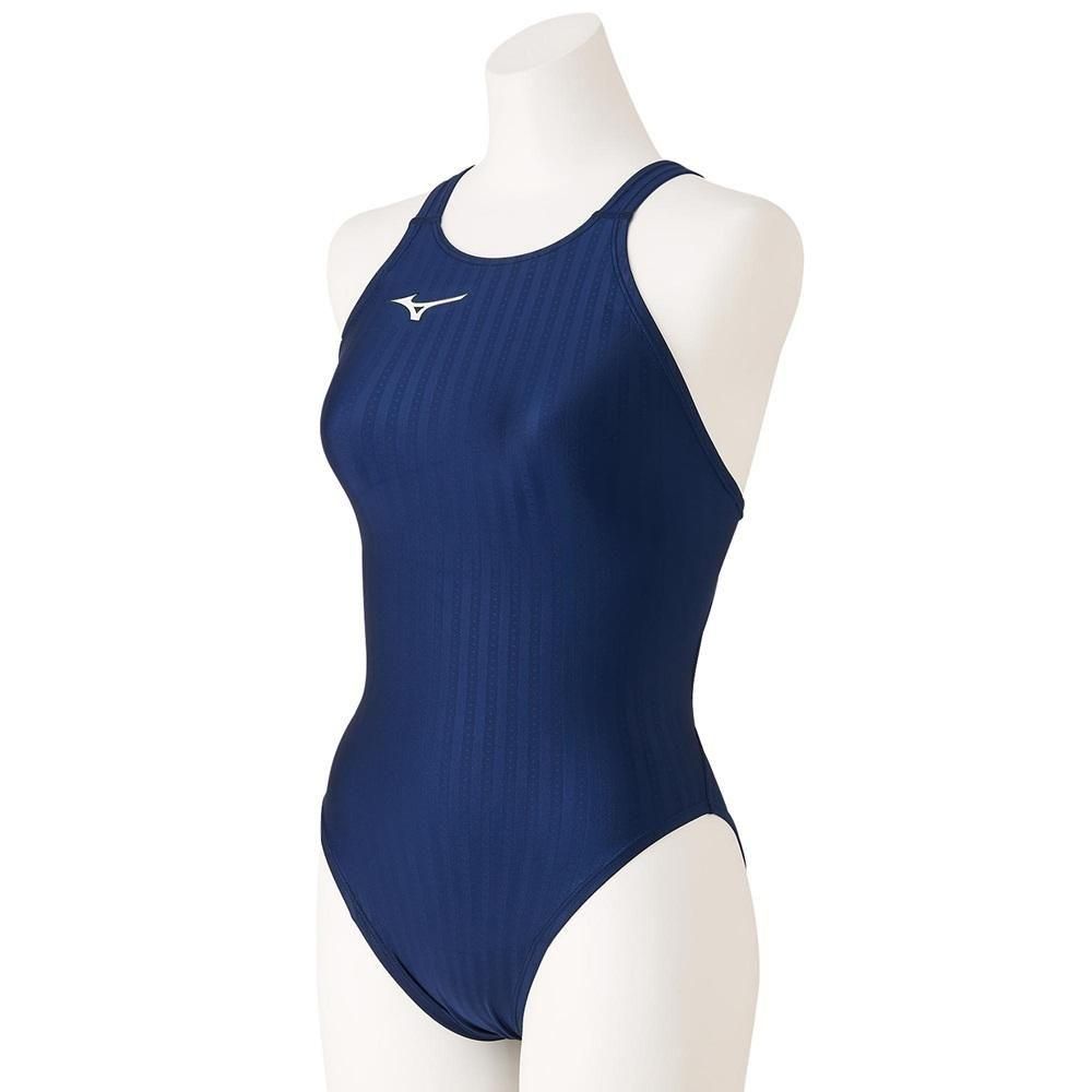N2MA0222ミズノ競泳水着ハイカット[レディース]レースオープンバック