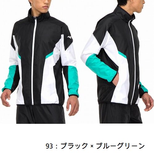 62JE1001ミズノウィンドブレーカージャケット[ユニセックス]XS～XLサイズ/総裏メッシュ/テニス/チーム対応