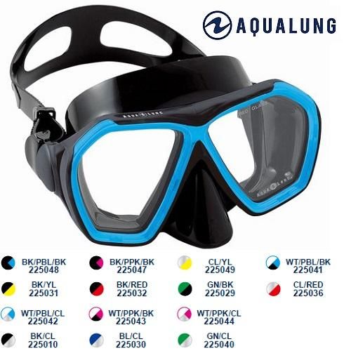 追加写真 アクアラング・リヴィールX1マスク・ヴァリオスノーケルセット アクア