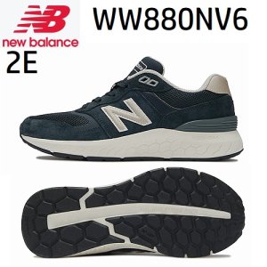 WW880ニューバランスウォーキングシューズ[レディース]ネイビー 2E 22.0～26.5cm Walking Fresh Foam 880 v6  NV6