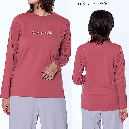 ミズノ長袖Tシャツ[レディース]リサイクルポリエステル グラフィック