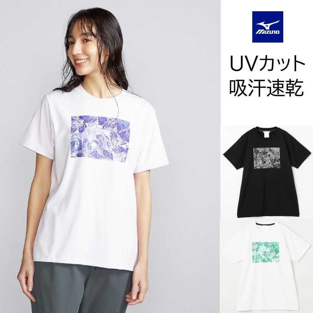 ミズノリサイクルポリエステル グラフィックTシャツ[レディース