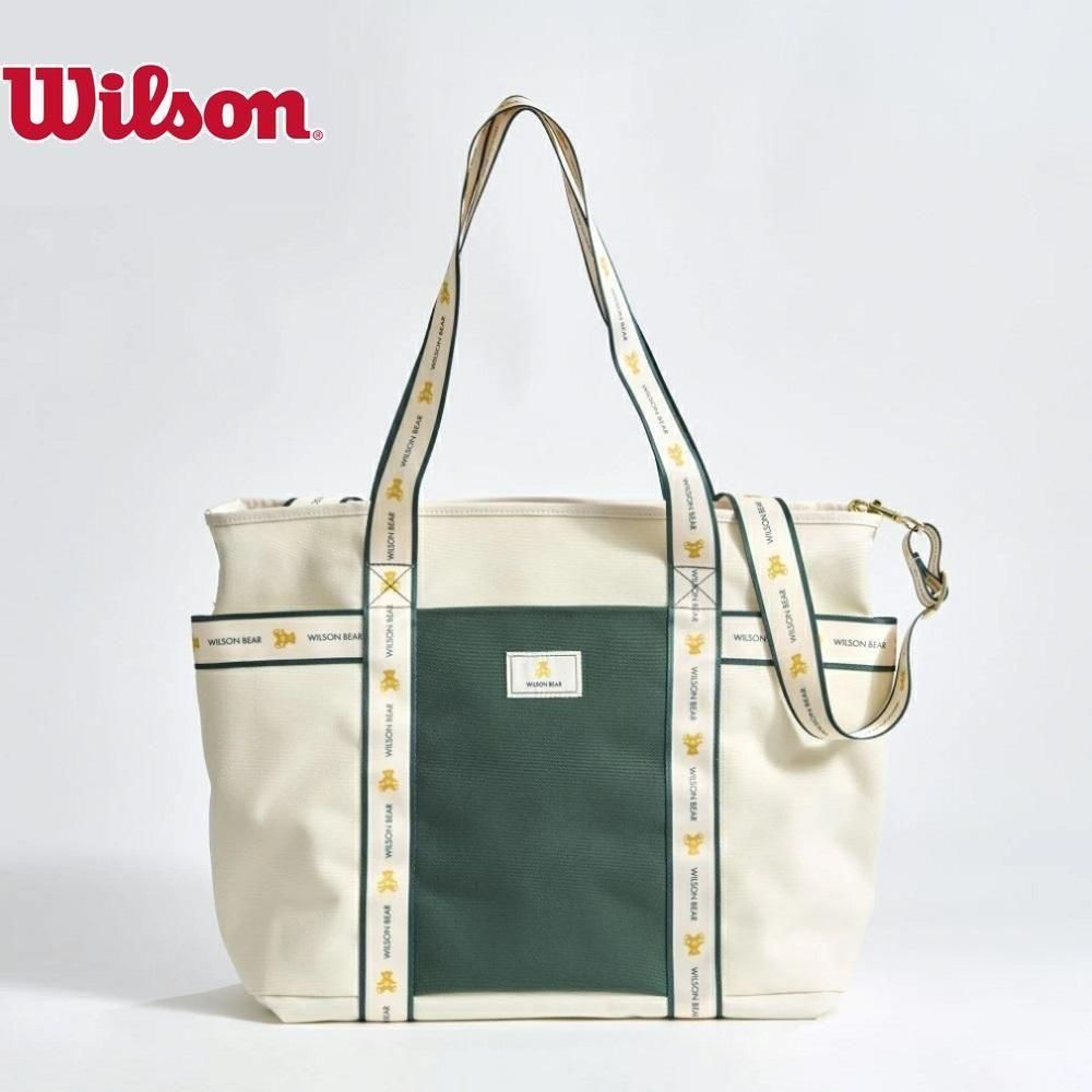 ȡȥХå[ǥ]륽 Wilson ƥ˥ 25BEAR JPN COLLECTION TOTE GREEN WR80480030<img class='new_mark_img2' src='https://img.shop-pro.jp/img/new/icons5.gif' style='border:none;display:inline;margin:0px;padding:0px;width:auto;' />