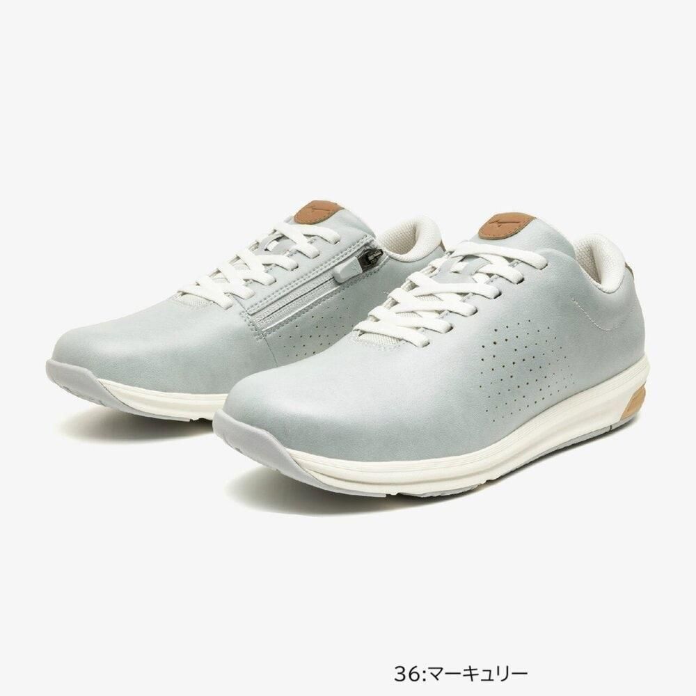 シューズ(女性用) yuki 楽天市場】ウォーキング シューズ レディース / 牛革サイドゴム