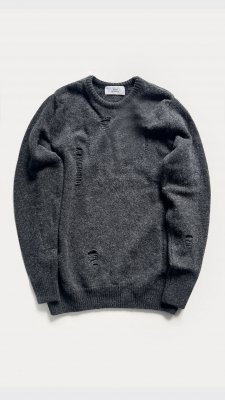 TEDDY / DAMAGED KNIT / MADE IN ENGLAND