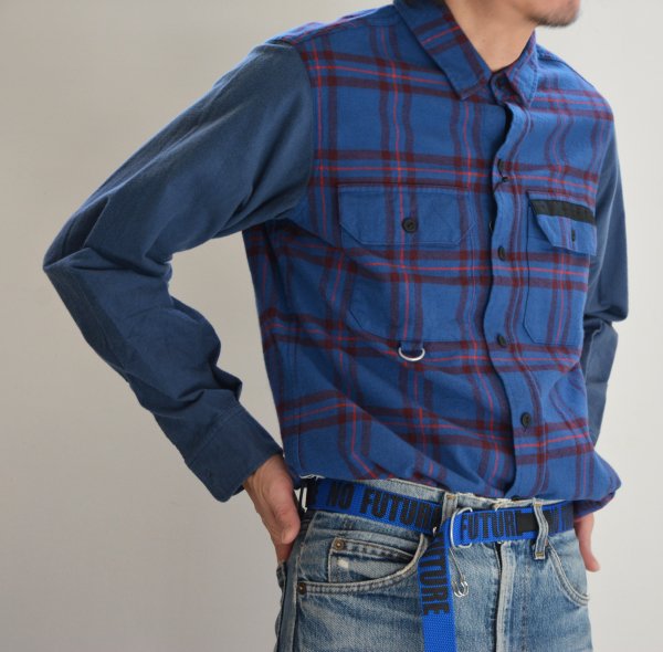 PEEL&LIFT/ピールアンドリフト/tartan flannel work shirt