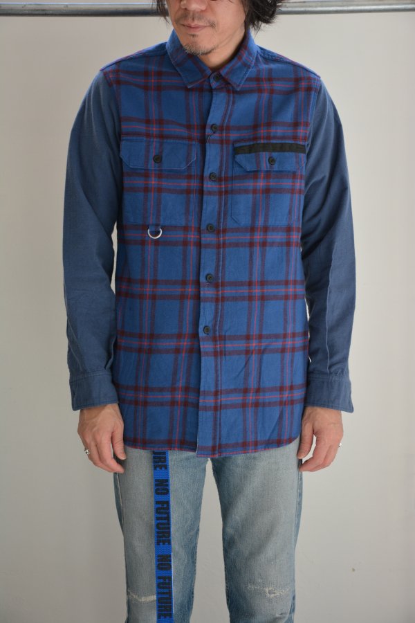 PEEL&LIFT/ピールアンドリフト/tartan flannel work shirt