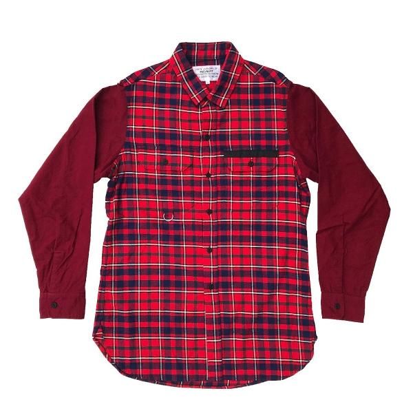 PEEL&LIFT/ピールアンドリフト/tartan flannel work shirt