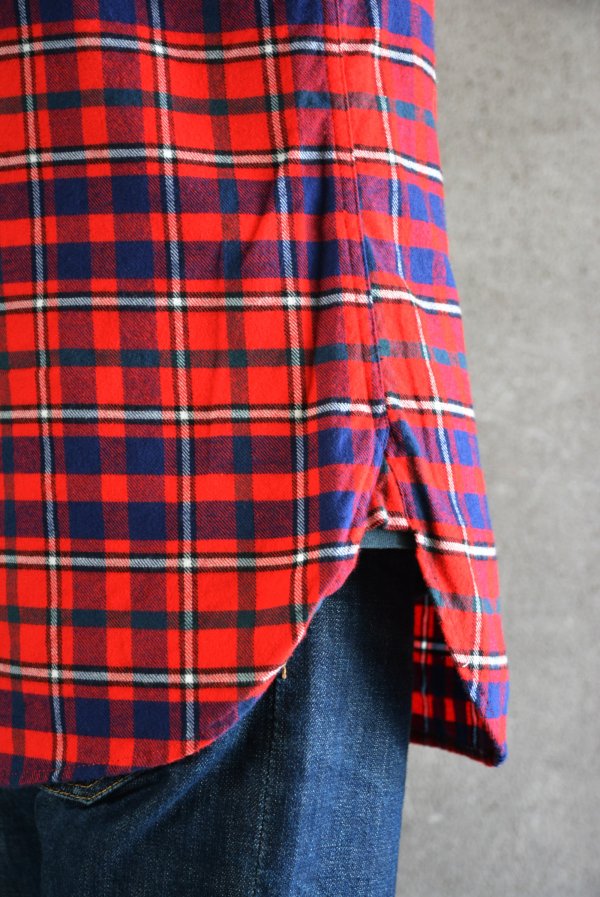 PEEL&LIFT/ピールアンドリフト/tartan flannel work shirt