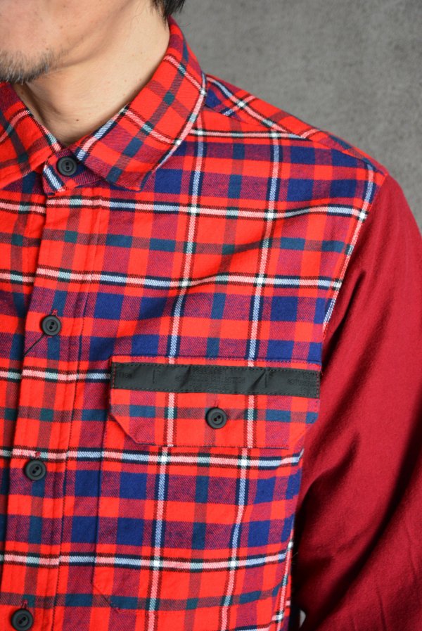 PEEL&LIFT/ピールアンドリフト/tartan flannel work shirt