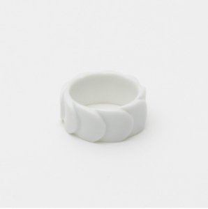 ユニセックス / 2016Arita Porcelain Ring / Saskia Diez / Glossy White